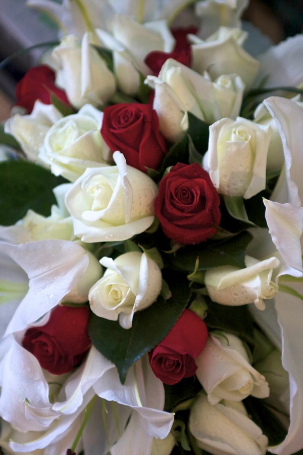 Wedding Flowers Detail Close Up