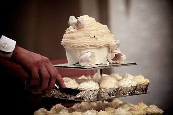 Photo of cutting the cake